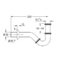 GROHE SIFON BIDE CROMADO